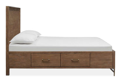 Henry & Mason - Thistledown Complete King Panel Bed w/Storage Rails - AFA00403 view 3