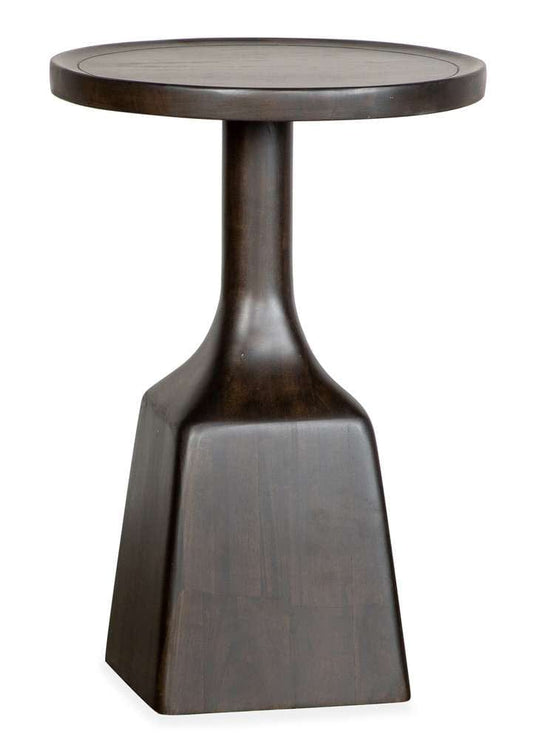 Henry & Mason - Thistledown Dark Round Pedestal Accent End Table - AFA00392 view 1