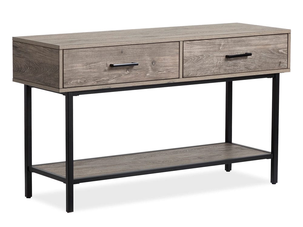 Henry & Mason  -  Thornley Whitetail Brown And Smoke Glass Rectangular Sofa Table  - AFA00949 view 1