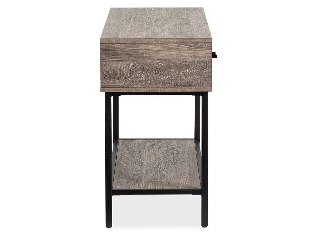 Henry & Mason  -  Thornley Whitetail Brown And Smoke Glass Rectangular Sofa Table  - AFA00949 view 3