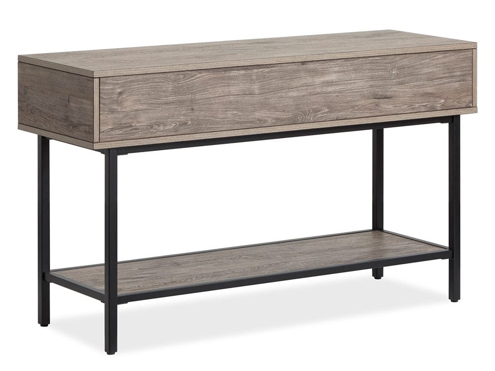 Henry & Mason  -  Thornley Whitetail Brown And Smoke Glass Rectangular Sofa Table  - AFA00949 view 4