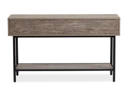 Henry & Mason  -  Thornley Whitetail Brown And Smoke Glass Rectangular Sofa Table  - AFA00949 view 5