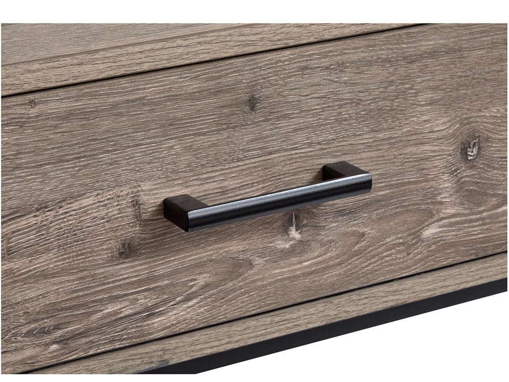 Henry & Mason  -  Thornley Whitetail Brown And Smoke Glass Rectangular Sofa Table  - AFA00949 view 9