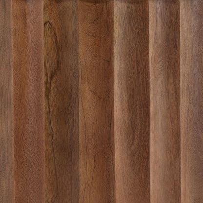 Henry & Mason - Tillie Brown Wood and Tavertine End Table  - DV7642 veiw 4