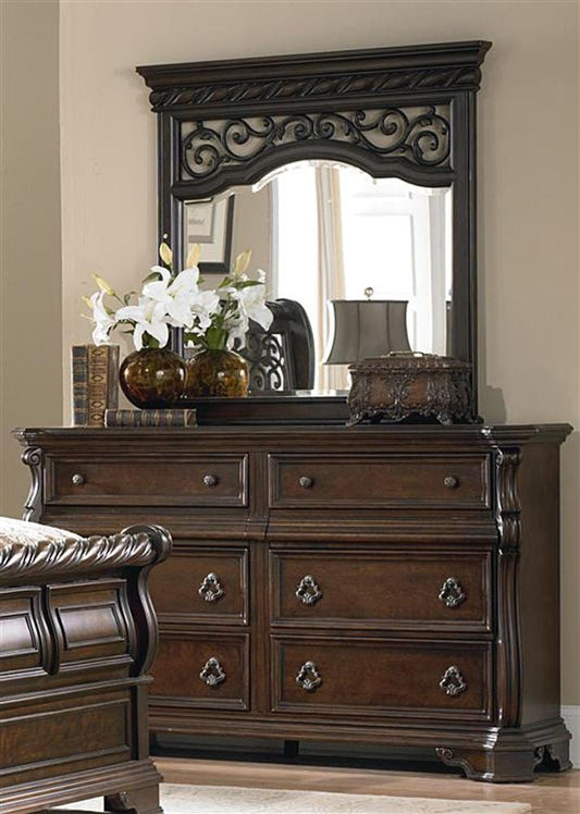 Henry & Mason - Trellis Court Dresser & Mirror in Brownstone - AFA03055 view 1