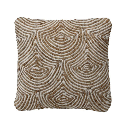 Henry & Mason - Trinity Handwoven Wool and Jute Throw Pillow in Beige - DV7572 veiw 1