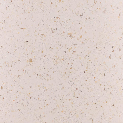 Henry & Mason - Trish 19.5in Round Lightweight Concrete Outdoor End Table in Ivory - DV7305 veiw 2