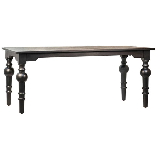 Henry & Mason - Tullsie Mango and Acacia Wood Dining Table in Black - DV7009 veiw 1