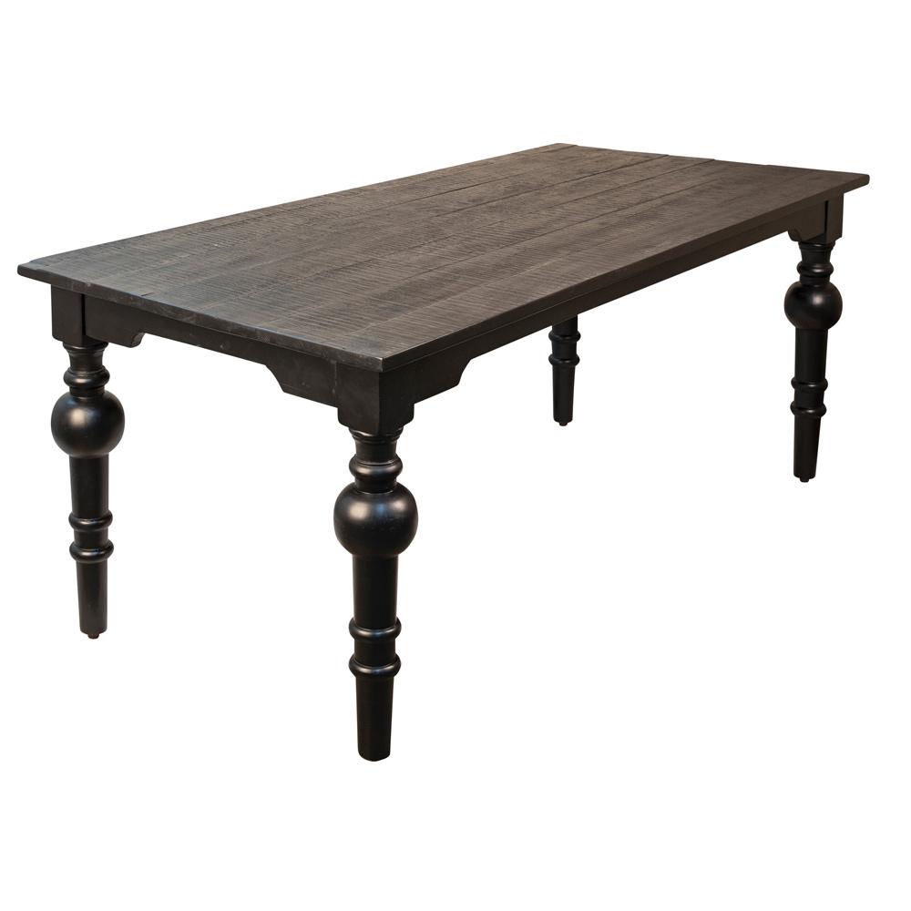 Henry & Mason - Tullsie Mango and Acacia Wood Dining Table in Black - DV7009 veiw 2