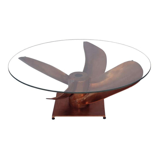 Henry & Mason - Turb Coffee Table in Brown - TUR-849-BRO-CFET veiw 2