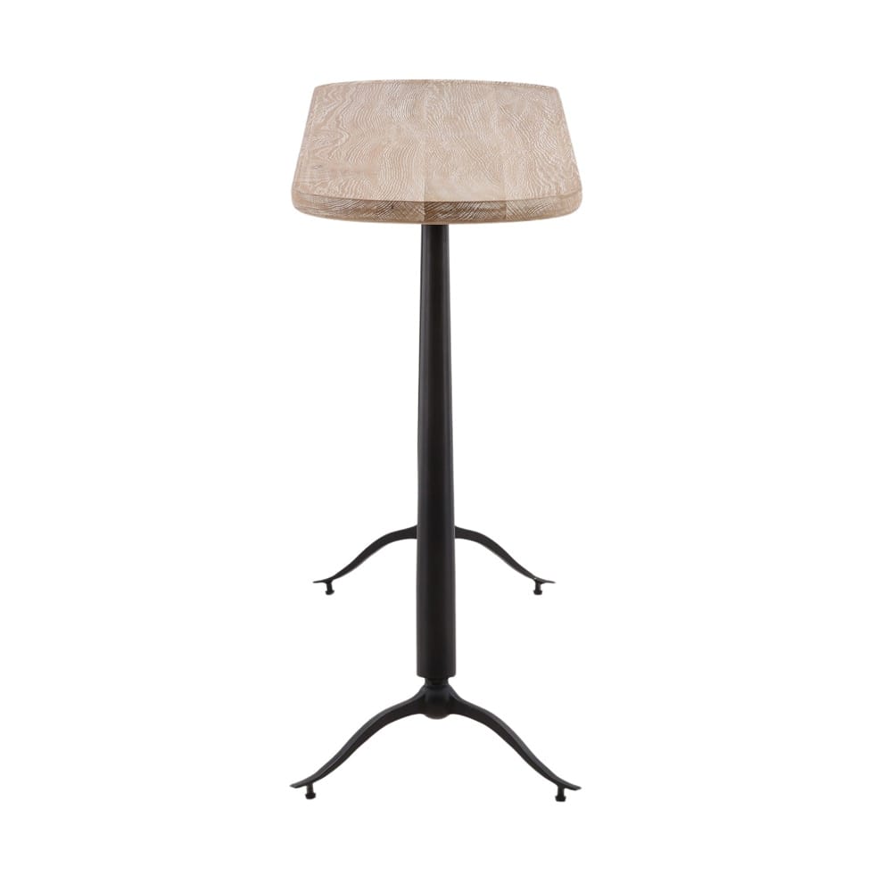 Henry & Mason - Tuscania Natural Oak Wood and Black Iron Console Table - DV7082 veiw 3