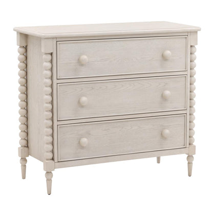 Henry & Mason - Ulti Rubberwood 3 Drawer Dresser In Whitewashed Oak - DV7221 veiw 1