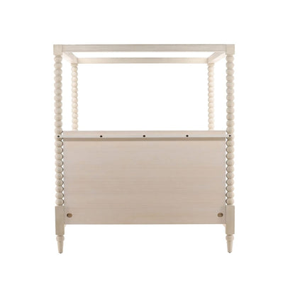 Henry & Mason - Ulti Rubberwood Eastern King Canopy Bed In Whitewashed Oak - DV7191 veiw 5