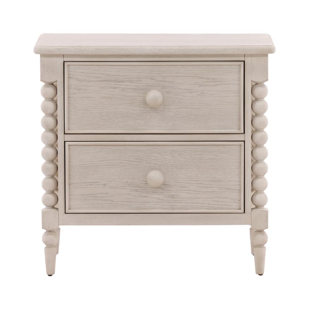 Henry & Mason - Ulti Rubberwood Nightstand In Whitewashed Oak - DV7190 veiw 2