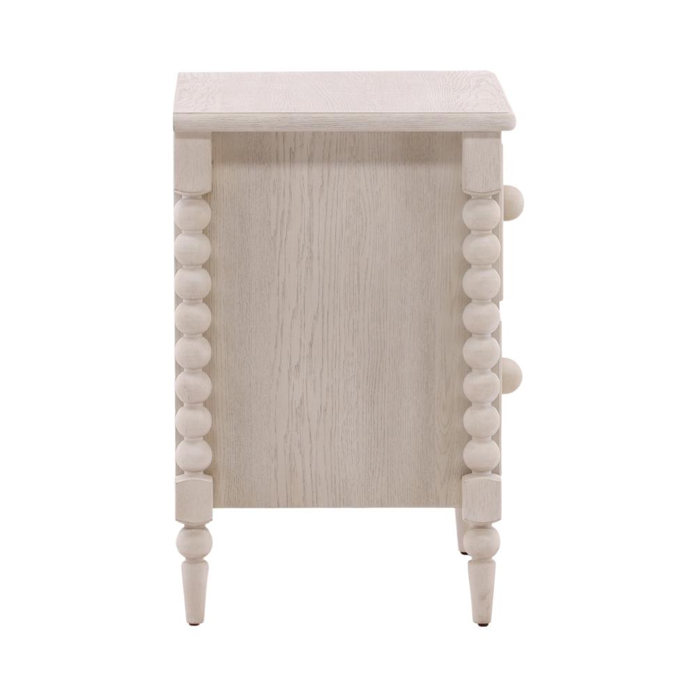 Henry & Mason - Ulti Rubberwood Nightstand In Whitewashed Oak - DV7190 veiw 3