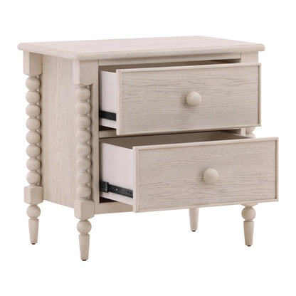 Henry & Mason - Ulti Rubberwood Nightstand In Whitewashed Oak - DV7190 veiw 5