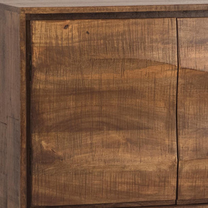 Henry & Mason - Uptown Brown Mango Wood Sideboard with Black Iron Legs - DV7306 veiw 3