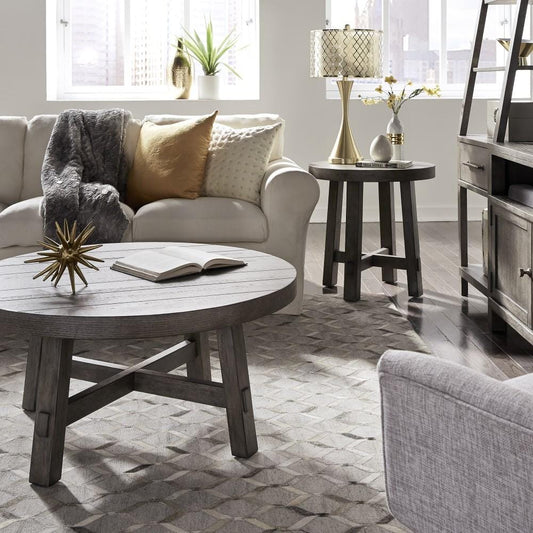 Henry & Mason - Urban Rustic 3 Piece Set in Dusty Charcoal with Heavy Distressing - AFA02567 view 1