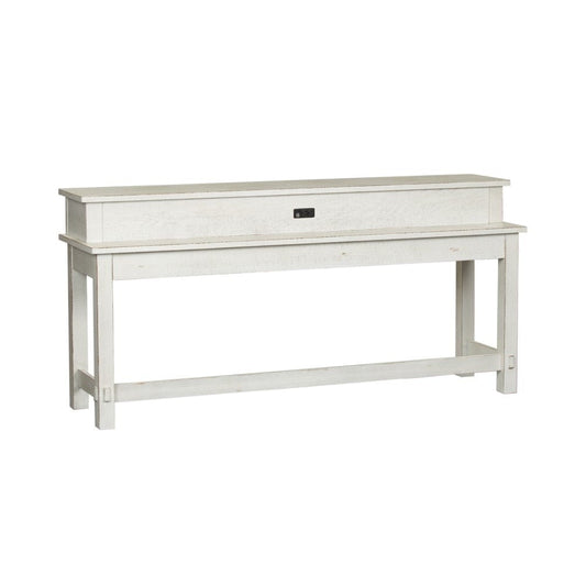 Henry & Mason - Urban Rustic Console Bar Table in Flea Market White with Heavy Distressing - AFA02586 view 2