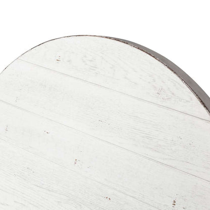 Henry & Mason - Urban Rustic Splay Leg Round Cocktail in Flea Market White with Heavy Distressing - AFA02578 view 4