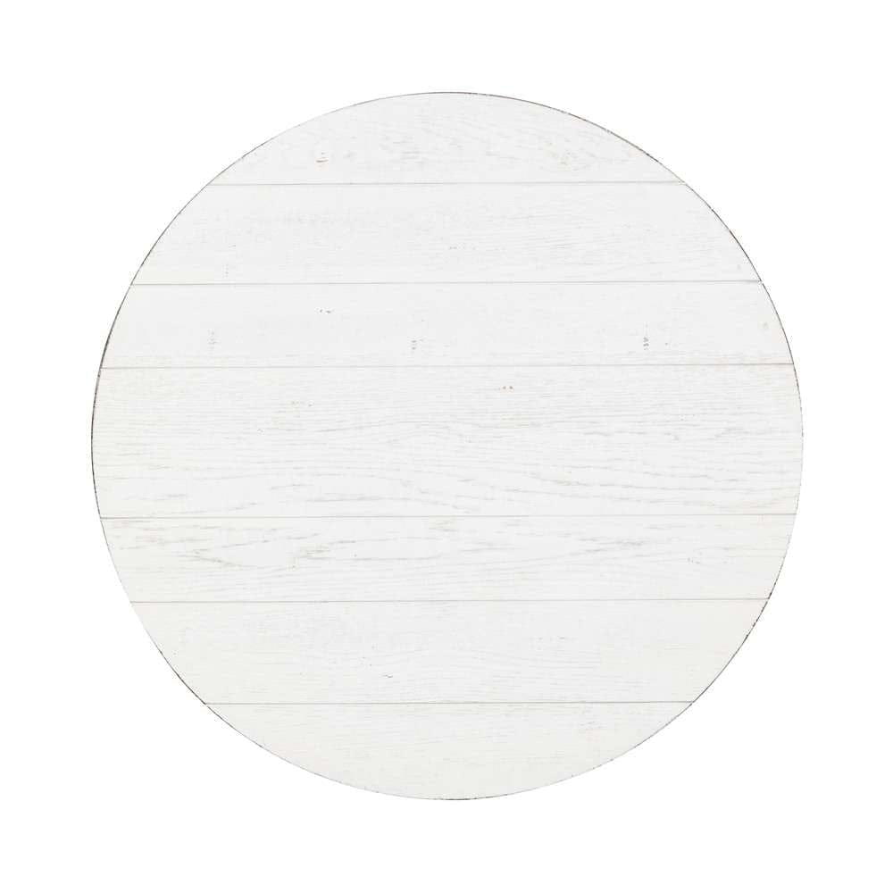 Henry & Mason - Urban Rustic Splay Leg Round Cocktail in Flea Market White with Heavy Distressing - AFA02578 view 5
