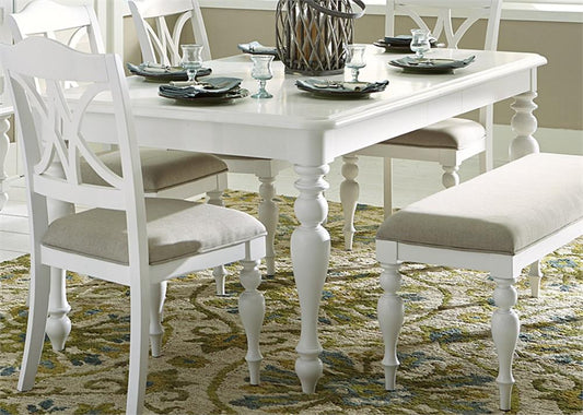 Henry & Mason - Vacation Villa I Rectangular Leg Table in Oyster White - AFA03140 view 1