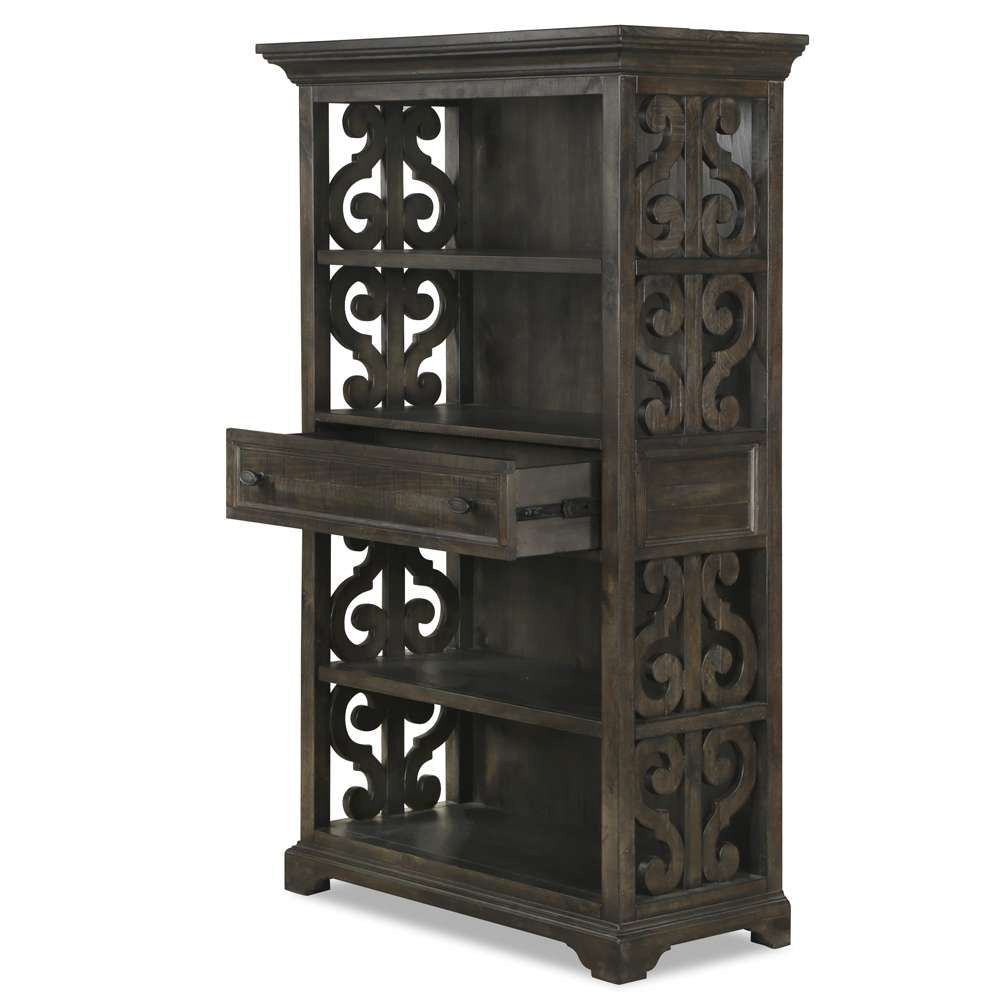 Henry & Mason - Vallera Bookcase in Weathered Peppercorn - AFA00061 view 3