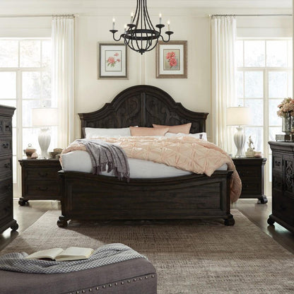 Henry & Mason - Vallera Complete King Shaped Panel Bed - AFA00070 view 3