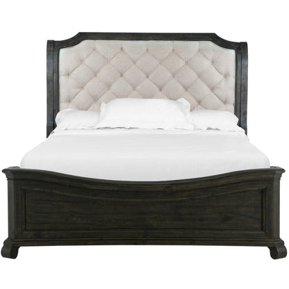 Henry & Mason - Vallera Complete King Sleigh Bed Shaped Footboard - AFA00071 view 1