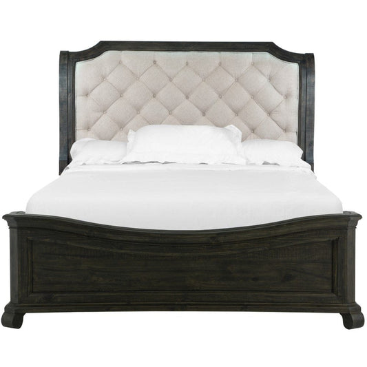 Henry & Mason - Vallera Complete King Sleigh Bed Shaped Footboard - AFA00071 view 1