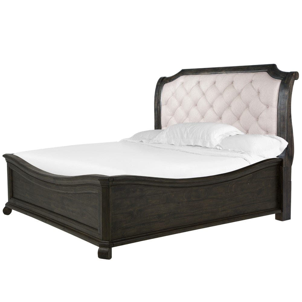 Henry & Mason - Vallera Complete King Sleigh Bed Shaped Footboard - AFA00071 view 2