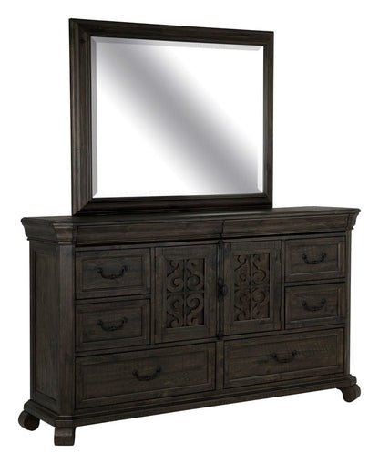 Henry & Mason  -  Vallera Peppercorn Drawer Dresser With Landscape Mirror  - AFA00783 view 1