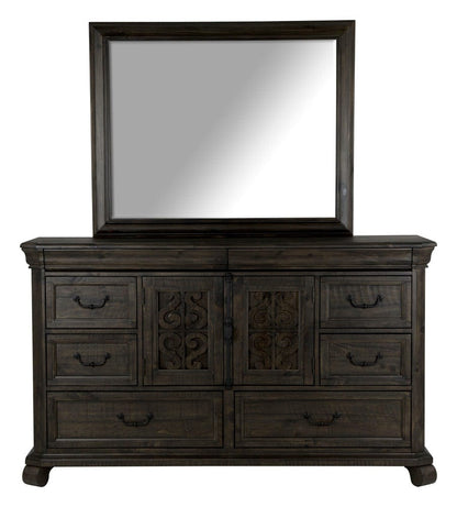 Henry & Mason  -  Vallera Peppercorn Drawer Dresser With Landscape Mirror  - AFA00783 view 2