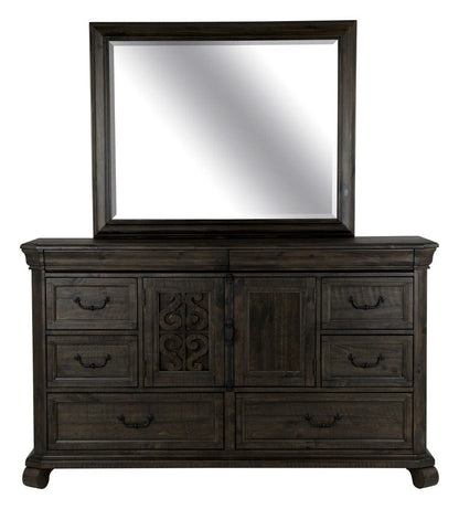 Henry & Mason  -  Vallera Peppercorn Drawer Dresser With Landscape Mirror  - AFA00783 view 3