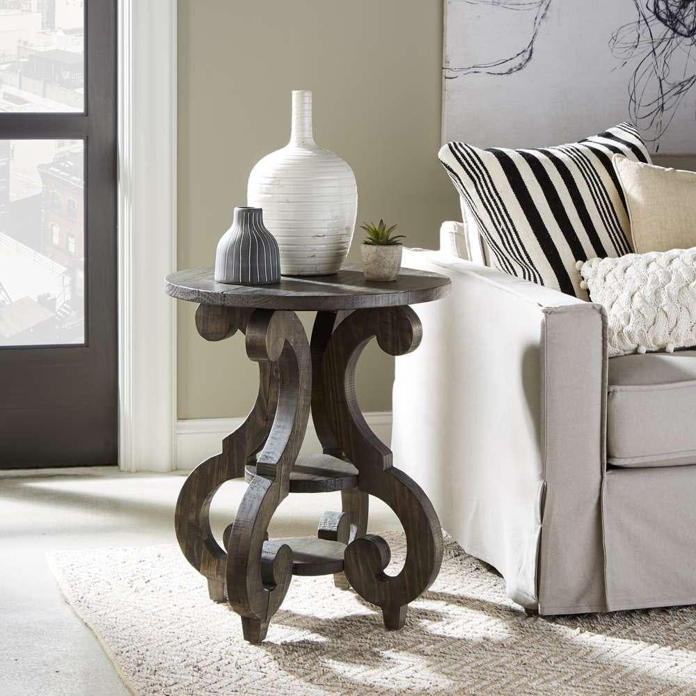 Henry & Mason - Vallera Round Accent End Table - AFA00091 view 2