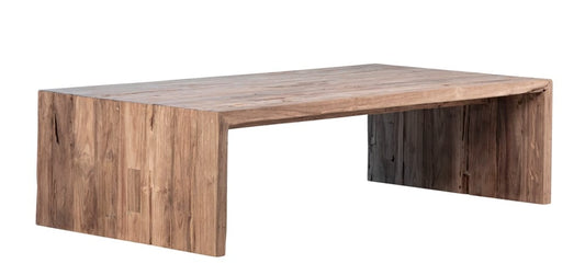 Henry & Mason - Vaughn 60in Medium Brown Reclaimed Teak Wood Coffee Table - DV7307 veiw 2