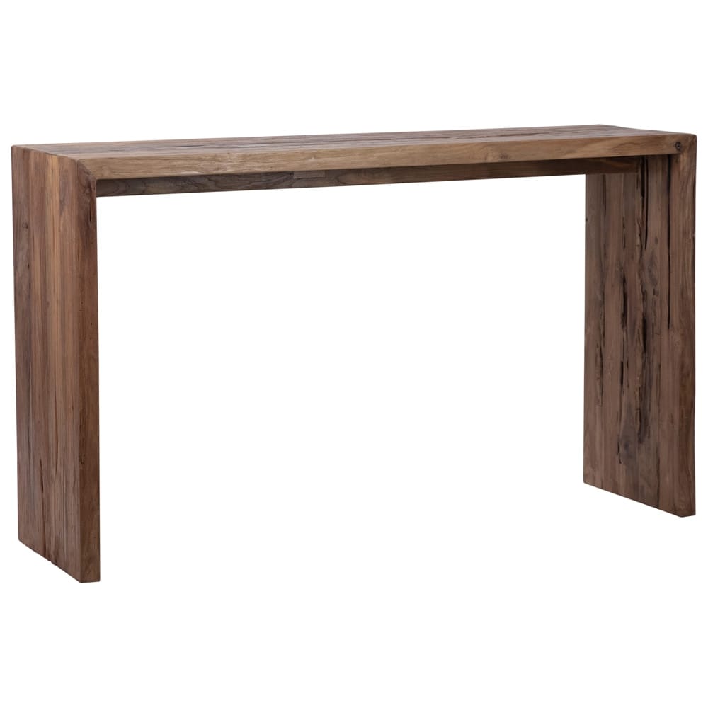 Henry & Mason - Vaughn Medium Brown Reclaimed Teak Wood Console Table - DV7308 veiw 1