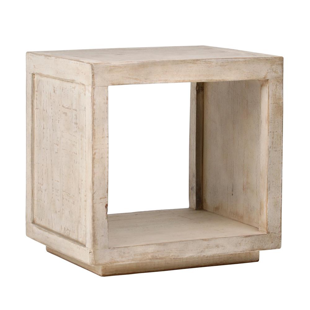 Henry & Mason - Veralyn Natural Reclaimed Pine Wood Side Table in - DV7438 veiw 1