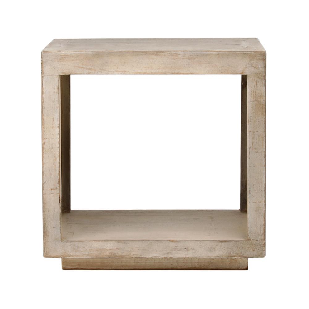 Henry & Mason - Veralyn Natural Reclaimed Pine Wood Side Table in - DV7438 veiw 2