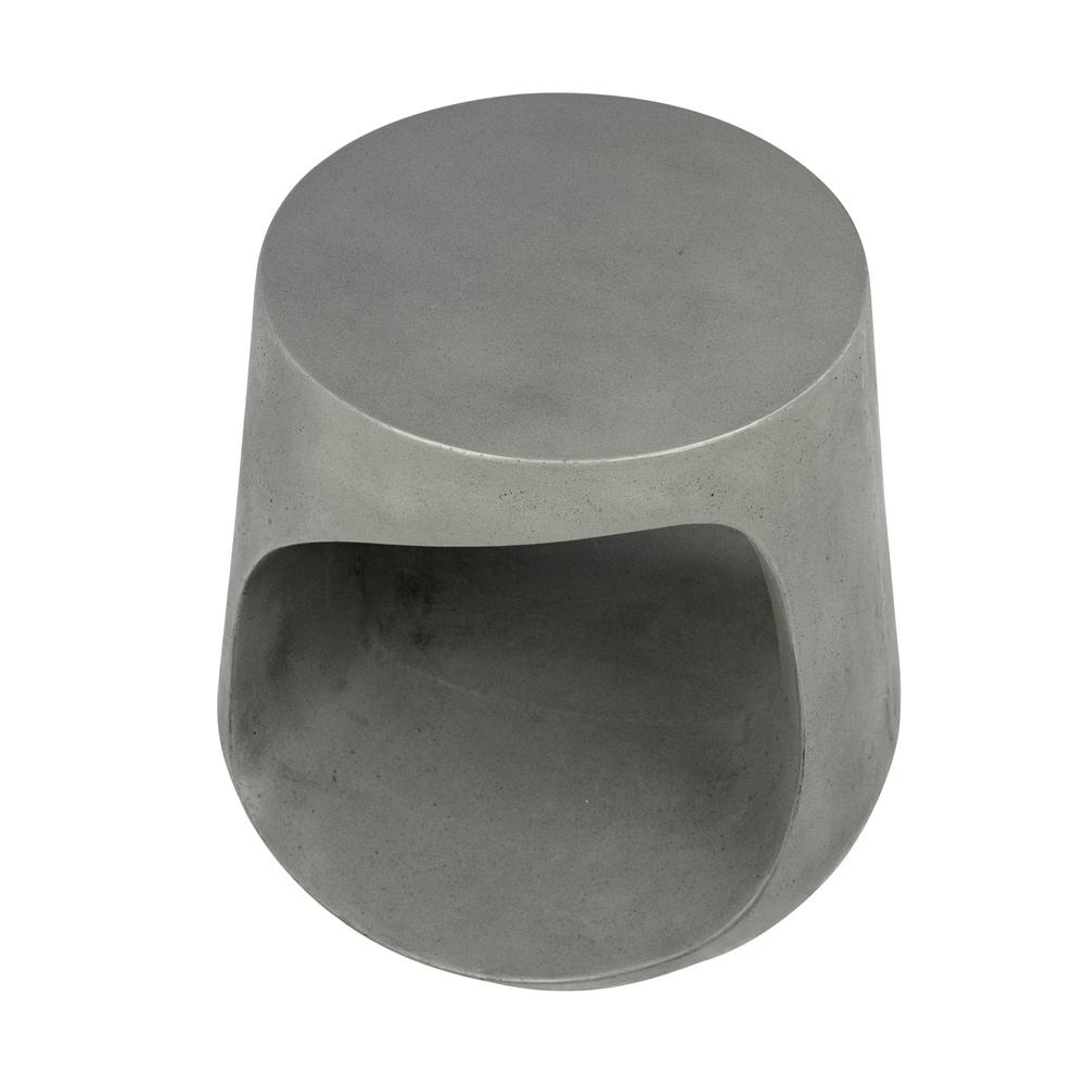 Henry & Mason - Vergam Gray Lightweight Concrete Side Table - DV7287 veiw 5