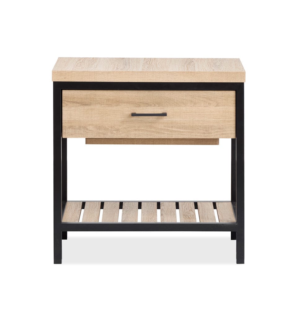 Henry & Mason  -  Vesperon Putnum Ivory Open Nightstand  - AFA00773 view 2