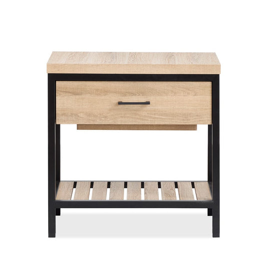 Henry & Mason  -  Vesperon Putnum Ivory Open Nightstand  - AFA00773 view 2