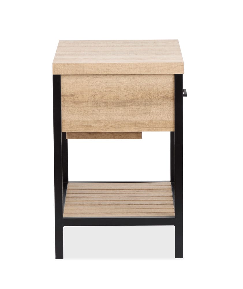 Henry & Mason  -  Vesperon Putnum Ivory Open Nightstand  - AFA00773 view 3