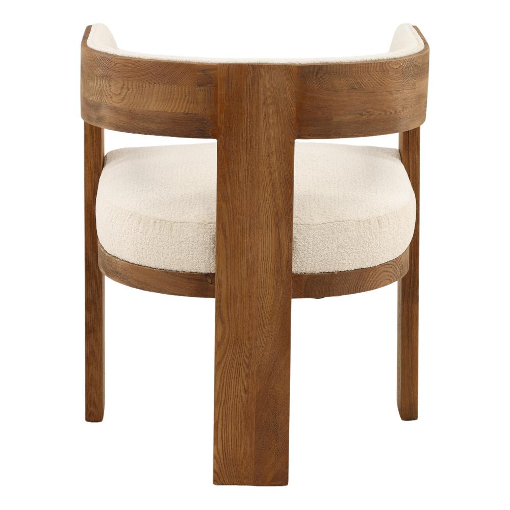 Henry & Mason - Waller Natural Ash Wood Dining Chair in Cream Performance Fabric - DV7394 veiw 4