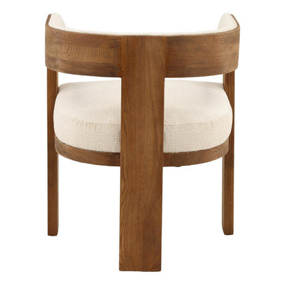 Henry & Mason - Waller Natural Ash Wood Dining Chair in Cream Performance Fabric - DV7394 veiw 4