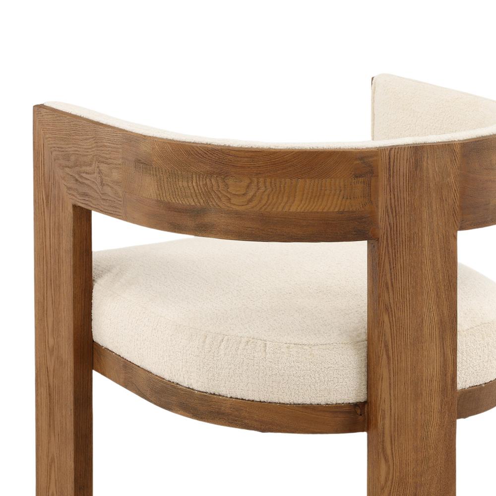 Henry & Mason - Waller Natural Ash Wood Dining Chair in Cream Performance Fabric - DV7394 veiw 5