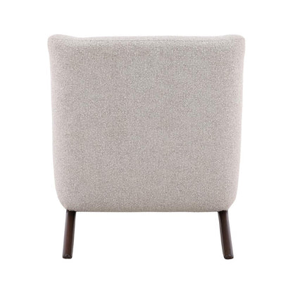 Henry & Mason - Warwick Occasional Chair in Cream Boucle Fabric and Mindi Wood - DV7103 veiw 4