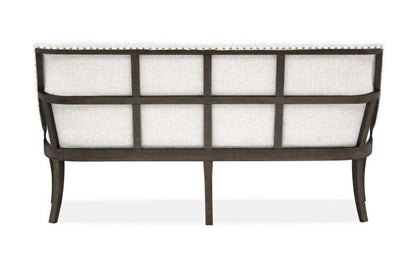 Henry & Mason - Wellington House Wood Bench w/Upholstered Seat & Back - AFA00528 view 3