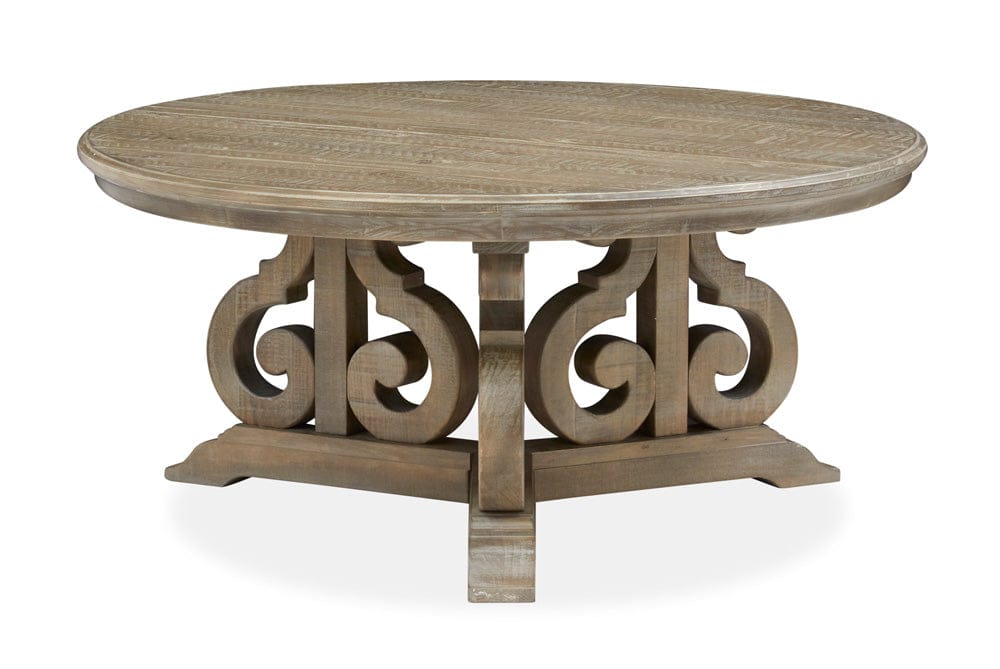 Henry & Mason  -  Westbury Hill Dove Tail Grey Round Cocktail Table  - AFA01300 view 1