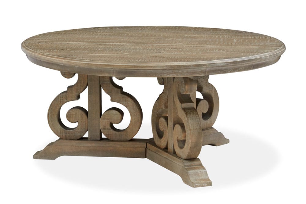 Henry & Mason  -  Westbury Hill Dove Tail Grey Round Cocktail Table  - AFA01300 view 2